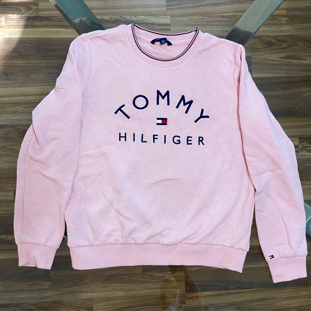 Tommy Hilfiger Crewneck Sweatshirt, M, Pink